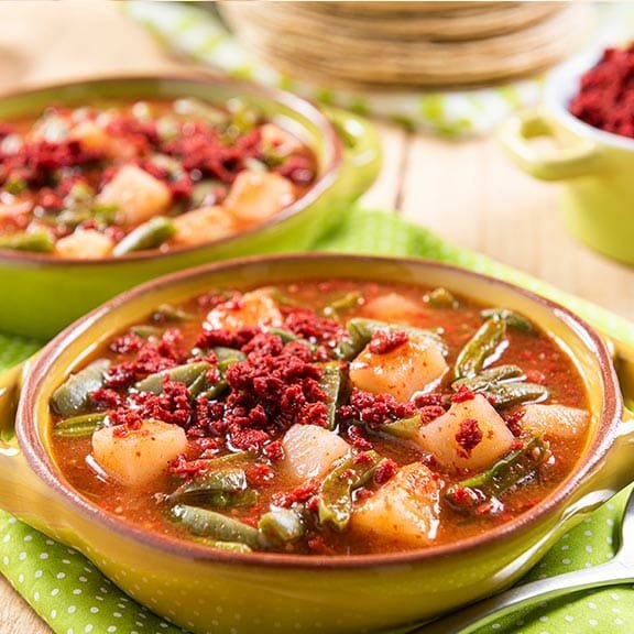 nopales con chorizo chata - Nopales con Chorizo Chata