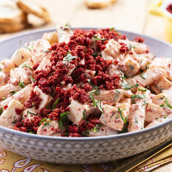 pasta corta con chorizo chata - Pasta Corta con Chorizo Chata