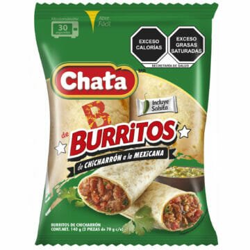 Prueba nuestros deliciosos burritos de chicharrón con autentico sabor a comida mexicana