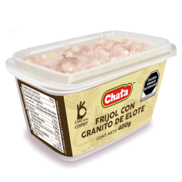 Frijol con Granito de Elote, sabor auténtico mexicano en Productos Chata