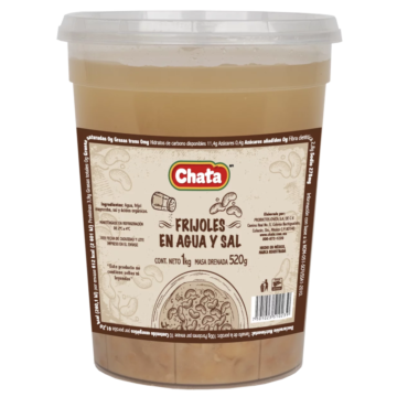 Frijoles en agua y sal listos para añadir a tus recetas mexicanas favoritas