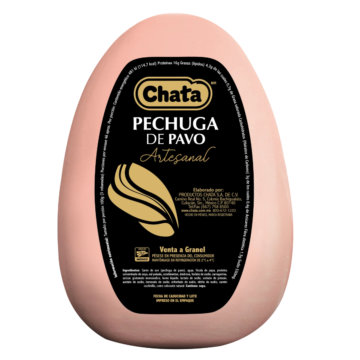 Jamón de pavo artesanal tipo pera, ideal para tus platillos mexicanos