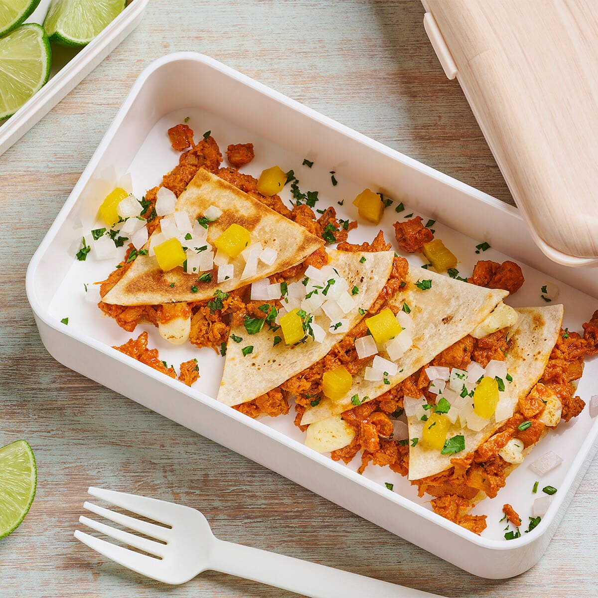 Prepara nuestra deliciosa receta Gringa con Carne al Pastor Chata. Te encantará