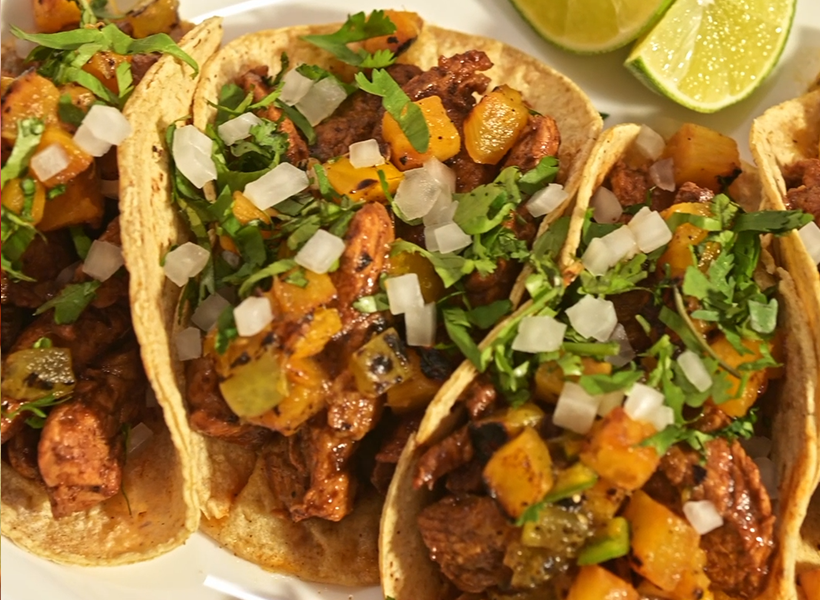 receta facil tacos al pastor